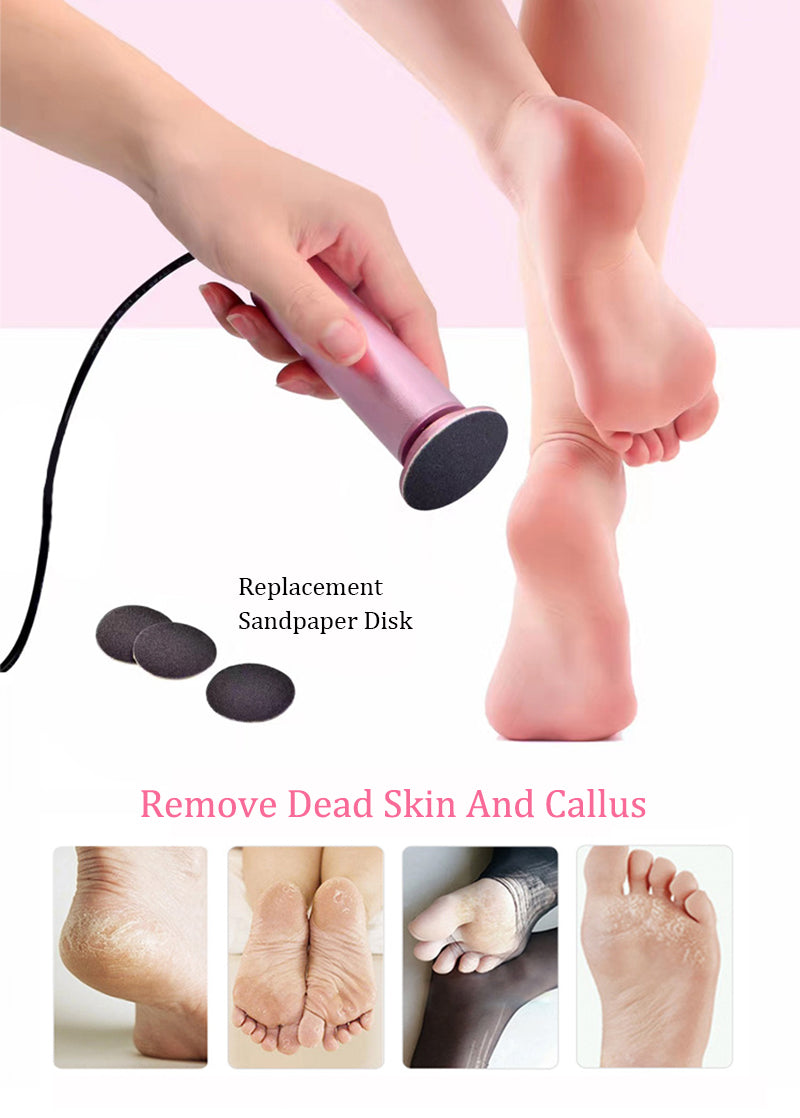 Electric Pedicure Foot Care Tool Files Pedicure Callus Remover Rechargeable Sawing File For Feet Dead Skin Callus Peel Remover