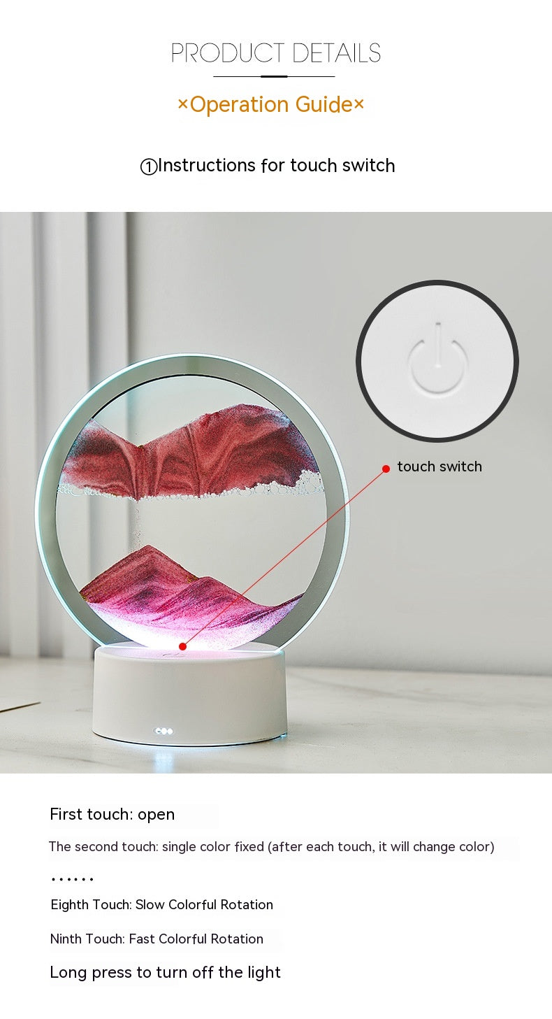 Creative Gift Quicksand Lamp Decorative Lamp
